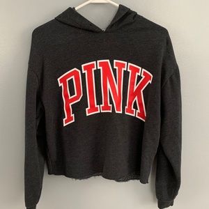 PINK Cropped Sweatshirt